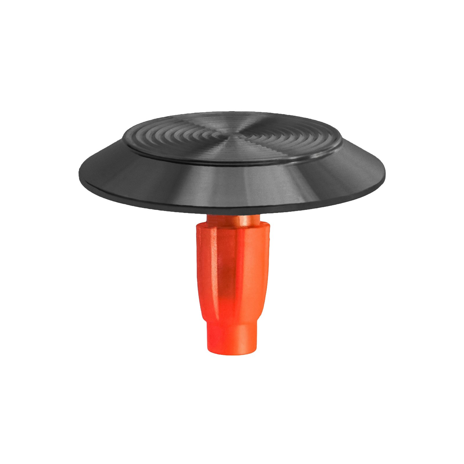 Stainless Steel Circular 10 Groove Top Gun Metal - Image 2