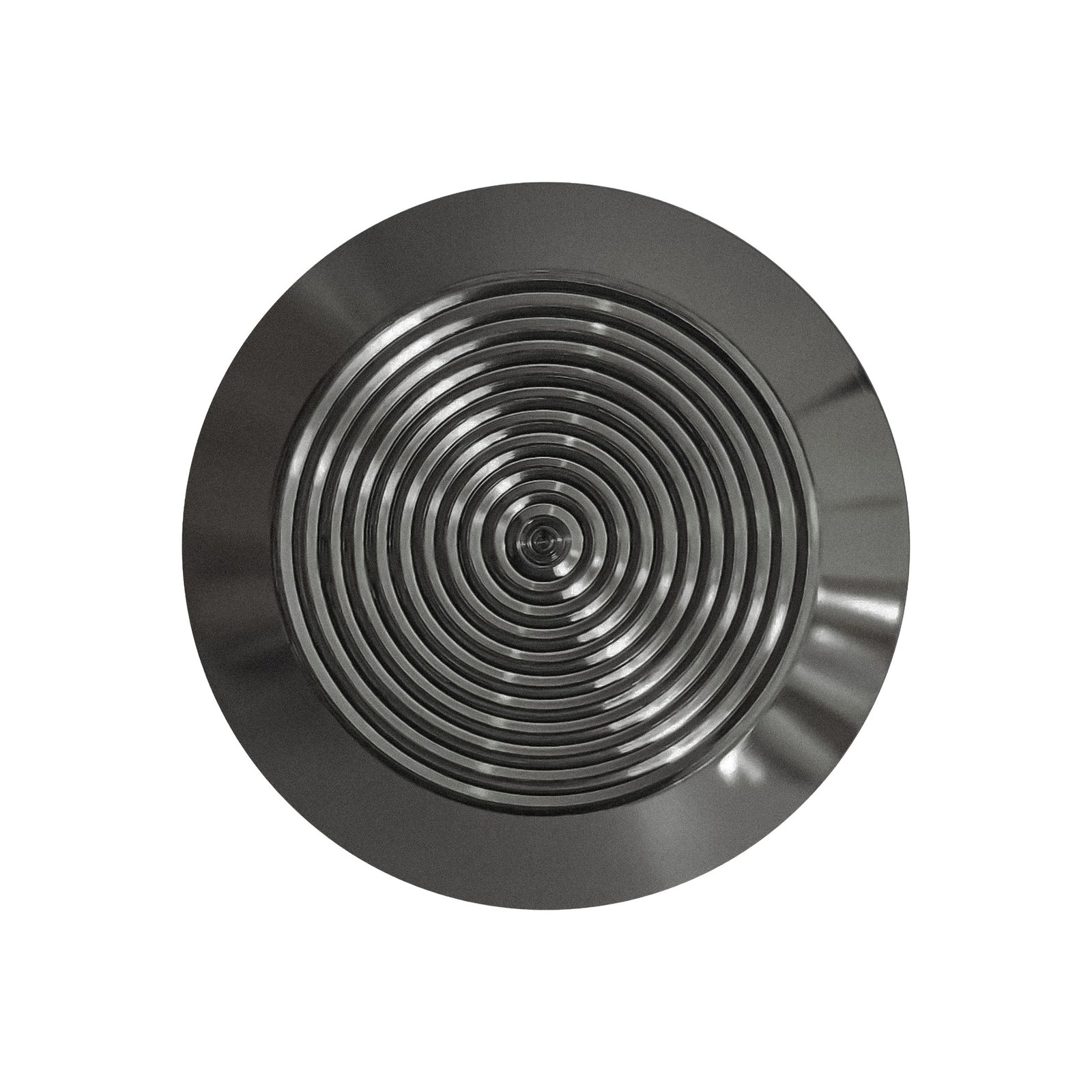 Stainless Steel Circular 10 Groove Top Gun Metal